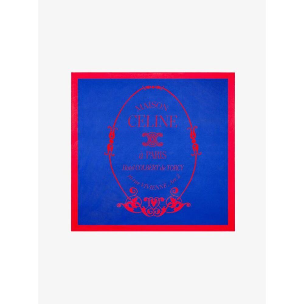 Celine Women Maison 90 Silk Foulard